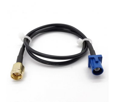 Pigtail RG174 Adapter Cable SMA Male To Fakra C male, 10cm