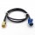 Pigtail RG174 Adapter Cable SMA Male To Fakra C male, 10cm