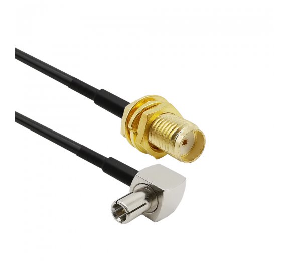 Pigtail TS9 to SMA female RG174 Cable (Huawei e.g. GigaCube + ZTE)