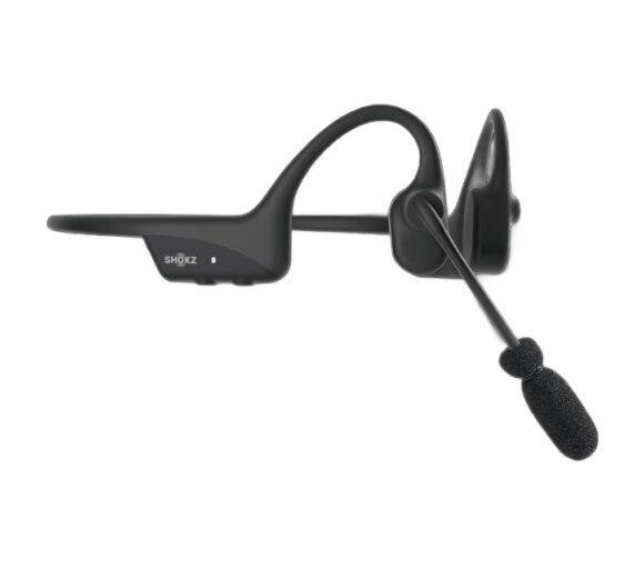SHOKZ OpenComm2 Industrieller Knochenschall Headset (Kopfhörer mit beweglichen Mikrofonarm)