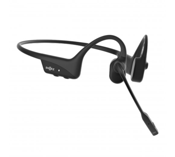 SHOKZ OpenComm2 Knochenschall Headset (Kopfhörer mit beweglichen Mikrofonarm)