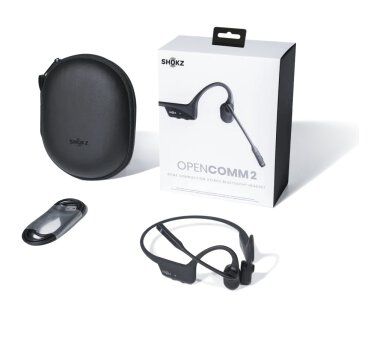 SHOKZ OpenComm2 Knochenschall Headset (Kopfhörer mit...