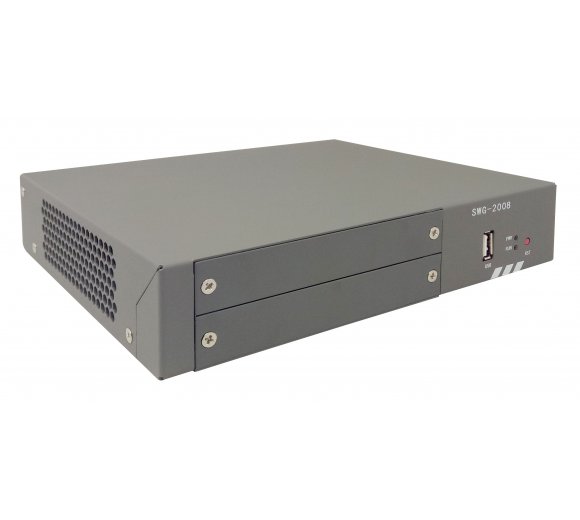 OpenVox GW1202-V2 2-slot chassis for GSM/WCDMA/LTE telephone interface cards