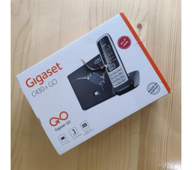 Gigaset C430A GO, IP DECT, Multilingual (SIP) * NEW, packaging damage (hole in the carton)