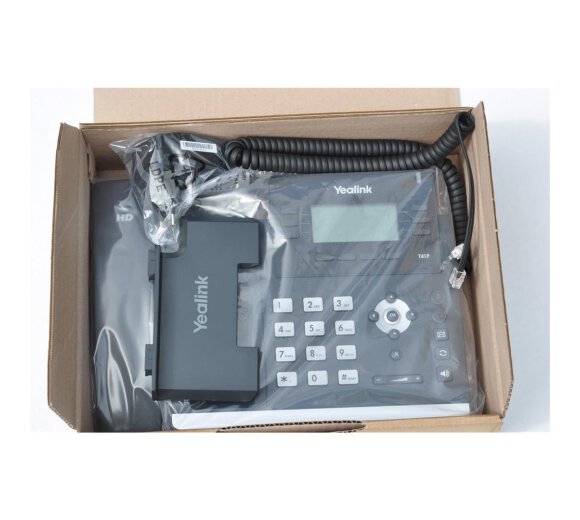 Yealink SIP-T41P IP phone with power supply unit