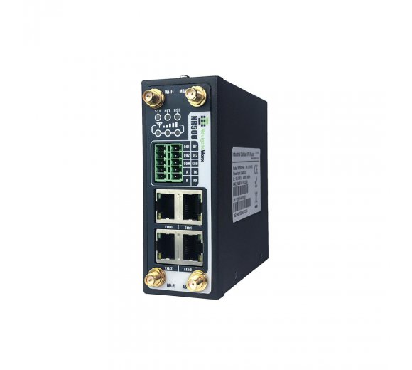 NavigateWorx NR500-P4G, Standard (Herst-Nr. A512433) 4G Industrie Router ( CAT4 & CAT6) / Dual SIM, 4x LAN, OpenVPN, WLAN
