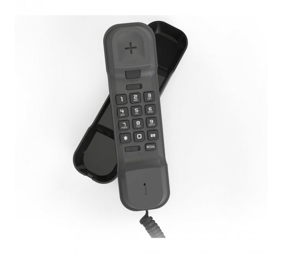Alcatel Temporis T06 Analog Telefon für zu Hause, schwarz