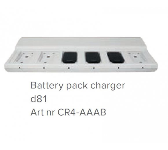 Ascom CR4-AAAB Battery charging shelf for 6x d81 batteries