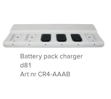 Ascom CR4-AAAB Battery charging shelf for 6x d81 batteries