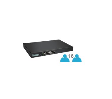 Flyingvoice FGW4148-16S SIP-Gateway 16x RJ11 FXS Ports...
