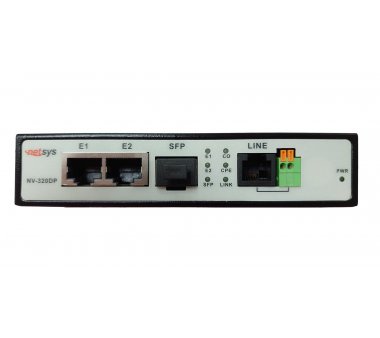 Netsys NV-320DP VDSL2 Bridge Converter (Ethernet Extender with 2 Giga LAN ports + SFP)