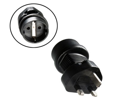 UK to DE (Schuko) Socket - 5 Ampere