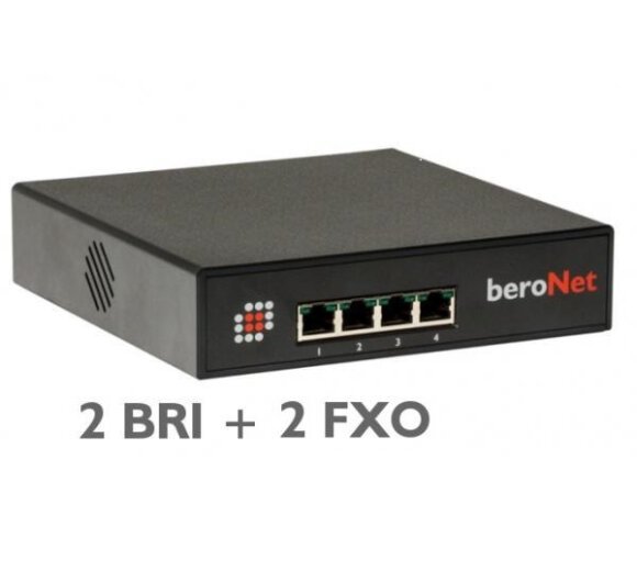 beroNet BFSB2S02XO VoIP Gateway ISDN / Analog FXO (PSTN)