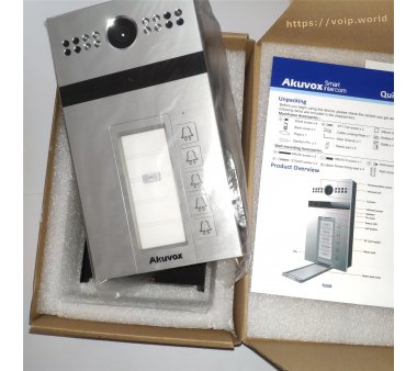 Akuvox R26B IP Video Intercom, 5 buttons, wall mount *Special price