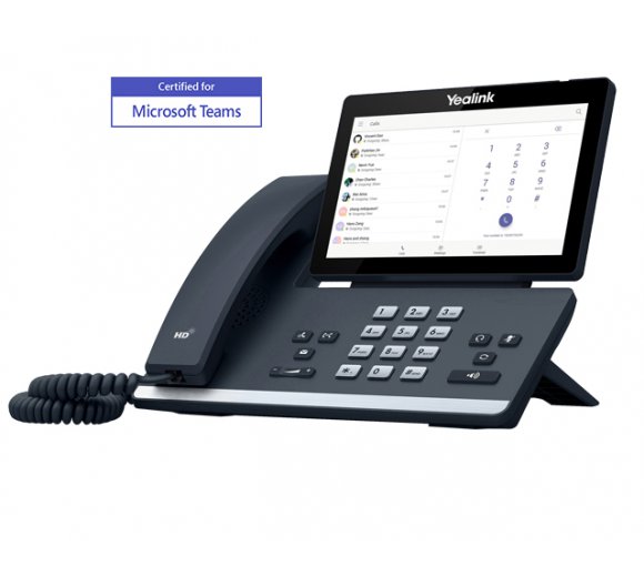 Yealink SIP-T56A, Microsoft Teams IP phone with 7 inch touch display, WiFi, Bluetooth 4.0, USB, DoorPhone Features *B-/C-goods