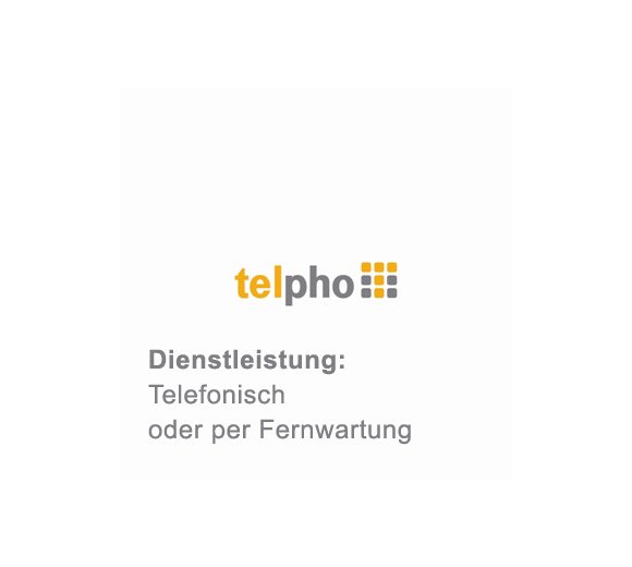 telpho Dienstleistung (telefonisch oder per Fernwartung)