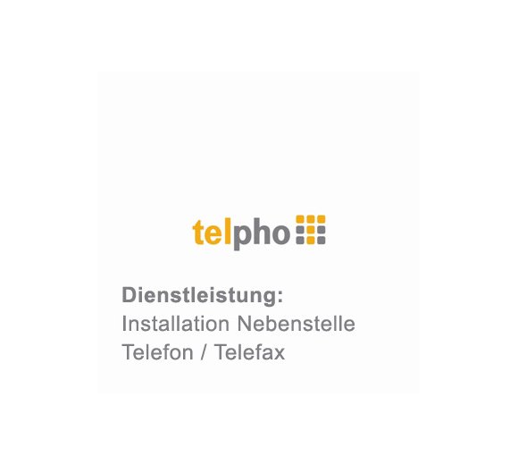 telpho Installation extension line (Phone / Fax)