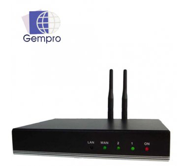 Gempro GP-712A Bluetooth VoIP Gateway (SIP) with 2 Port compatible with 3CX, Asterisk and more