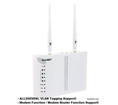 Allnet ALL500VDSL2 /Highspeed WLAN-Router für ADSL2+ und...
