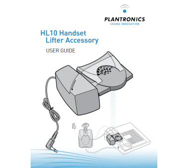 Plantronics mechanical hook switch HL10 accessory for all phones and Plantronics Savi & CS500 DECT headset series