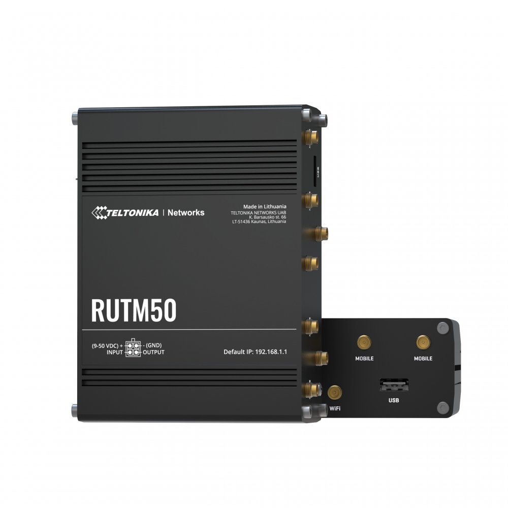 Teltonika RUTM50 5G NR NSA Industrial Cellular Router (North America
