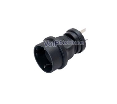 Australia 3 pin to Schuko (DE/EU) Socket