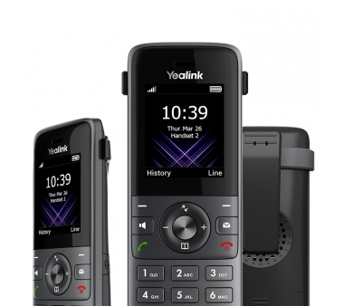 Yealink W73H DECT Handset (HAC), extended cordless DECT Handset for W70B (single cell base)