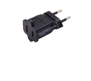 Europlug flat 2-poles to US 2-poles Socket Adapters
