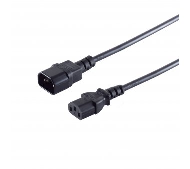IEC extension cable C13-C14 VDE 3x0,75qm² 1,8m