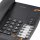 ALCATEL Temporis 380, black, Analog Telefon mit 10 Kurzwahltasten, Freisprecheinrichtung, Anrufübernahme am Headset Anschluß, Wandmontage fähig, LED Anzeige für eingehende Anrufe (Farbe: schwarz)