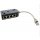 ISDN/BRI Splitter RJ45 15cm with final resistance 100 Ohm (8x ISDN Ports) / Switchable