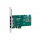 OpenVox D430E 4 Port T1/E1/J1 PRI PCI-E card (Advanced Version, Half-length with Low profile option)