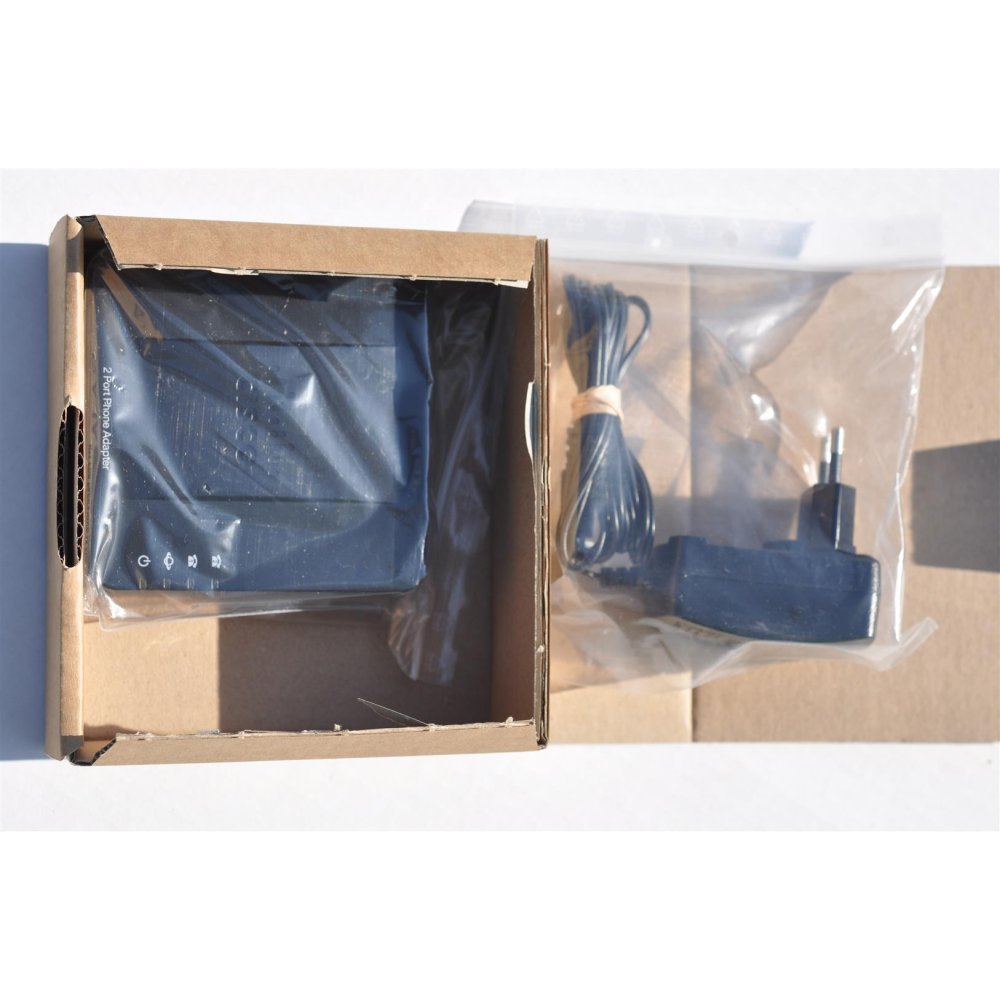 Cisco SPA112 VoIP Analog Telefonadapter mit 2 FXS Ports *refurbished*