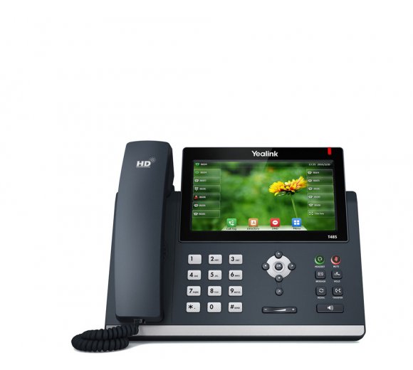Yealink SIP-T48S Ultra-elegant Gigabit IP Phone (optional Bluetooth, HD Voice, Paperless, anti-reflective Touchscreen)