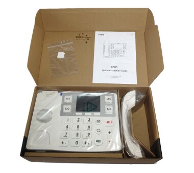 Fanvil X305 Senioren IP-Telefon mit großen Tasten für sehbehinderte
