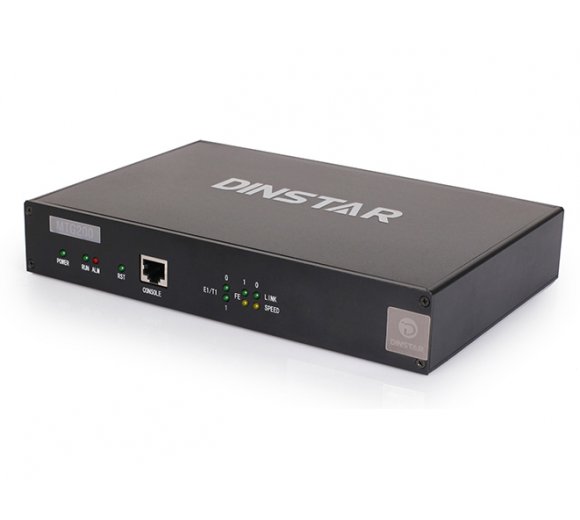 Dinstar MTG200-2E1 2x E1, support Echo Cancalation, G.711 only, ISDN/PRI (Optional: License update 2xE1 to 4xE1)