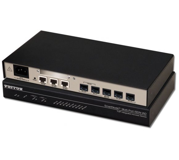 Patton SmartNode 4634 3 BRI/ISDN VoIP Gateway-Router, TE/NT (SIP / H.323 / MGCP)