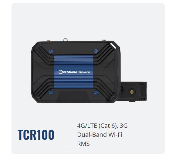 Teltonika TCR100 4G WLAN Router für Heimanwender mit 4G+ (LTE-A) Cat6 bis zu 300 MBit/s (-40 °C bis 75 °C)