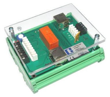 Baudisch LAN-Secure Adapter auf Hutschiene