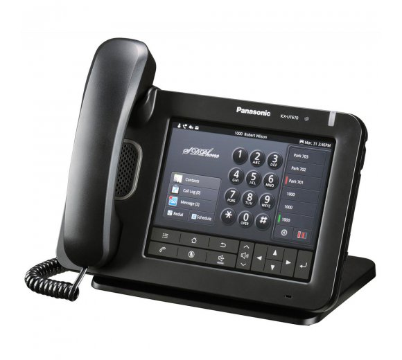 Panasonic SIP KX-UT670 Smart Desktop Phone, Android based, Gigabit Ethernet
