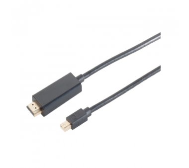 Mini Displayport 1.2 /HDMI Stecker 4K, schwarz 1m