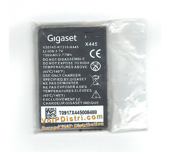 Original battery for the Gigaset SL400H / SL350H / SL78H / SL450H / SL610H / SL750H