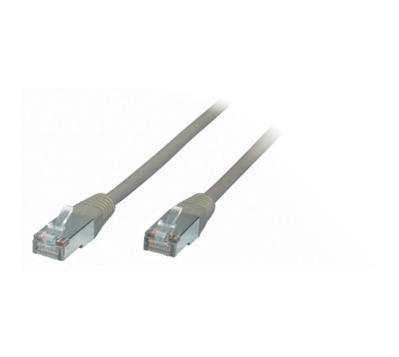 CAT.5e STP Cable 0.5m grey/white