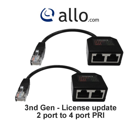 ALLO 2 port to 4 port license update (3nd Gen)