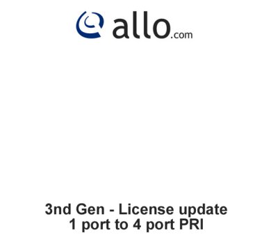 ALLO 1 port to 4 port license update (3nd Gen)