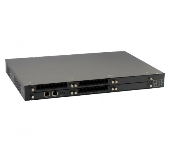 OpenVox VS-GW1600-24O 24 FXO RJ11 Analog Port (AMT), 19" Hybrid VoIP Analog Gateway
