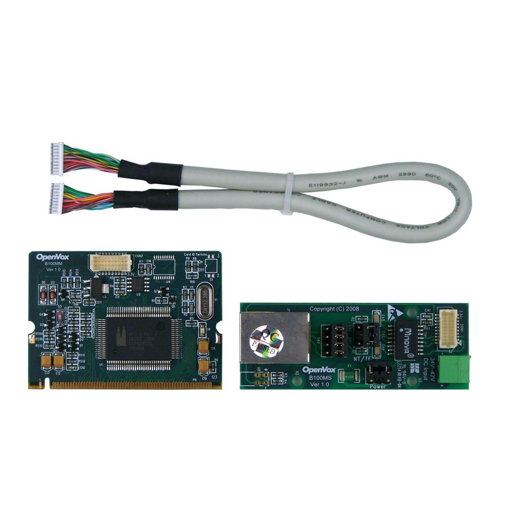 OpenVox B100M 1-Port ISDN BRI Mini PCI Card *Asterisk Ready, 173,74