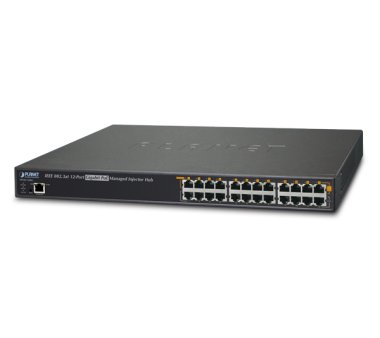 Planet HPOE-1200G 12-Port 802.3at PoE Gigabit Injektor...