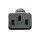 Yung-Li Power Adapter America USA YL-1212, USA NEMA 5-15P 3pin connector / IEC 60320-C13 female connector