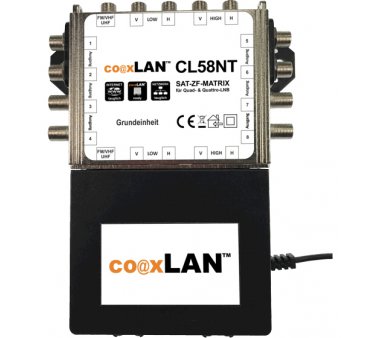 coaxLAN CL58NT SAT-Multischalter rückkanalfähig...